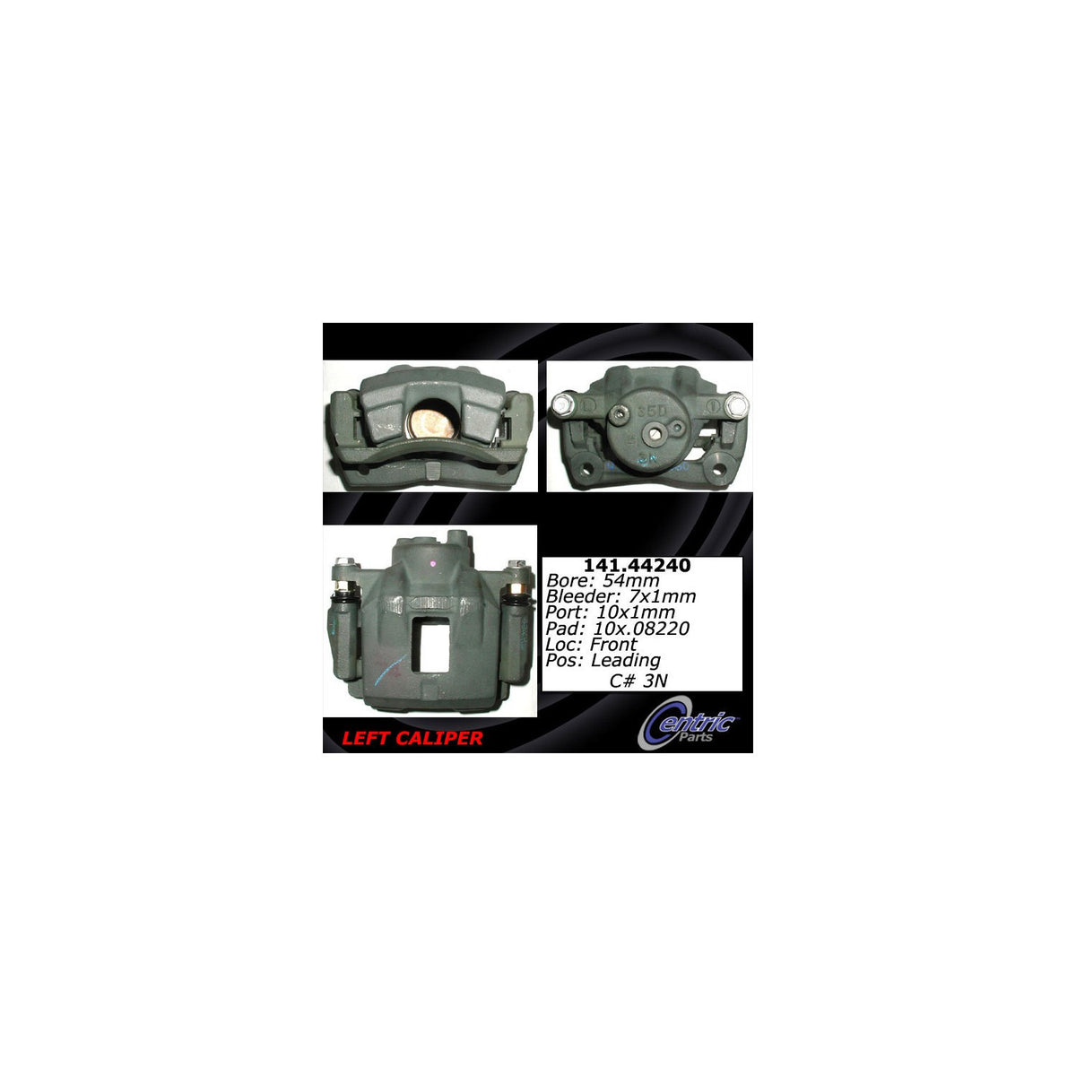 Centric Parts Disc Brake Caliper Semi-Loaded for 141.44240