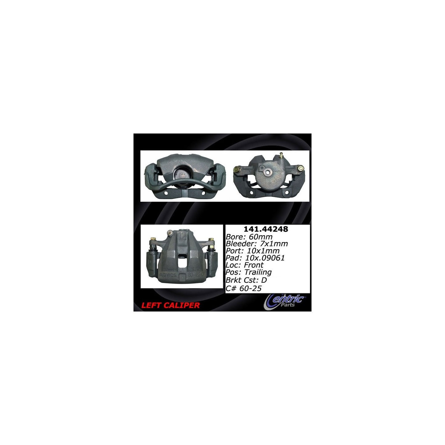 Centric Parts Semi-Loaded Brake Caliper 141.44248