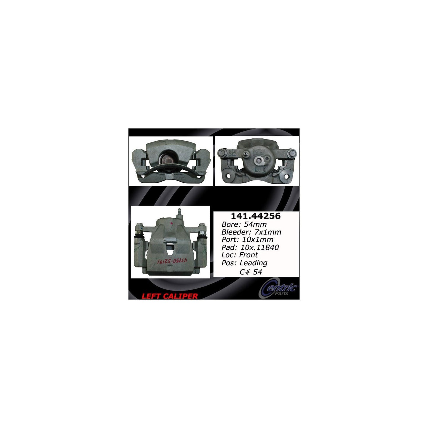 Centric Parts Semi-Loaded Brake Caliper 141.44256