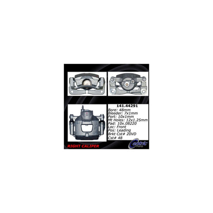 Stoptech Centric 12-15 Scion iQ Semi-Loaded Front Passenger Side Remanufactured Brake Caliper 141.44291