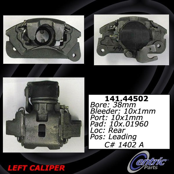 Stoptech Centric 79-81 Toyota Celica Rear Left Rebuilt Caliper (R&R Caliper) 141.44502