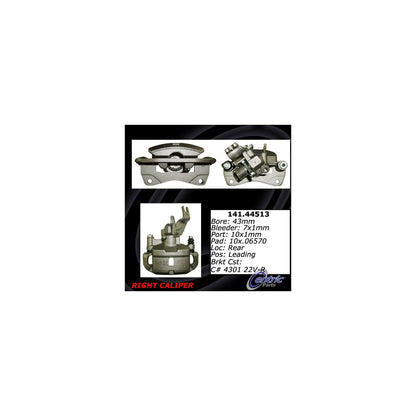 Stoptech Centric 92-95 Toyota MR2 Semi Loaded Rear Right Brake Caliper 141.44513