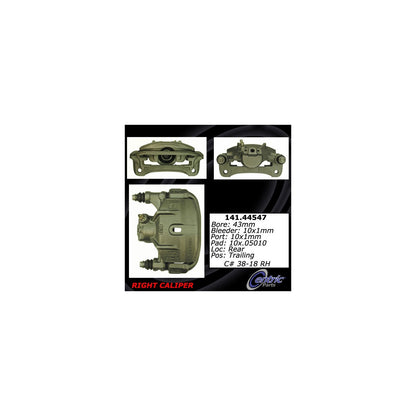 Centric Parts Disc Brake Caliper Semi-Loaded for 141.44547