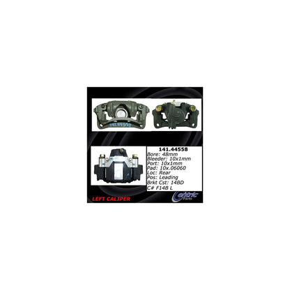 Centric Parts Disc Brake Caliper Semi-Loaded with Anti-Corrosion Finish for 1997-1996 Lexus LX450 1997-1993 Toyota Land Cruiser 141.44558