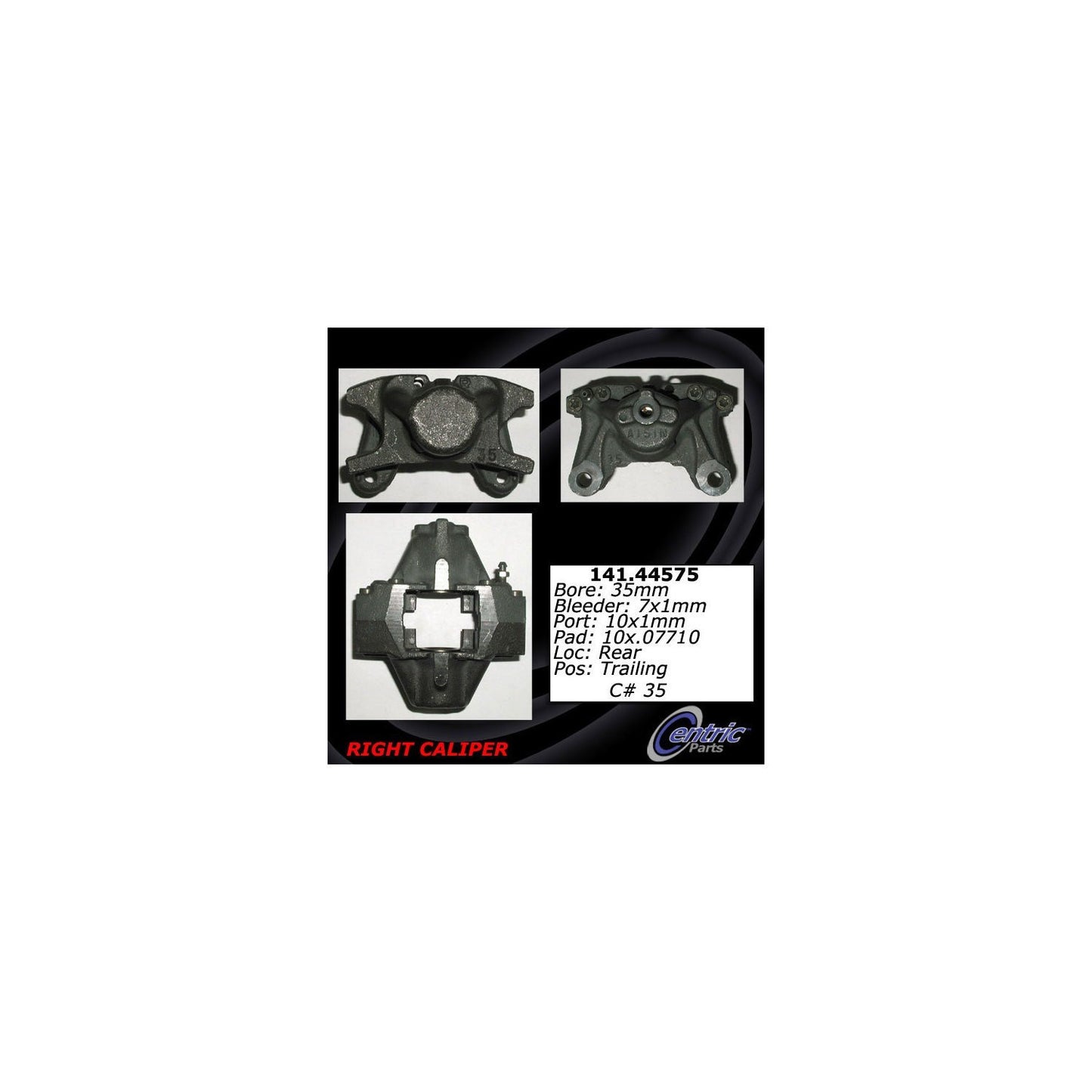 Centric Parts Semi-Loaded Brake Caliper 141.44575