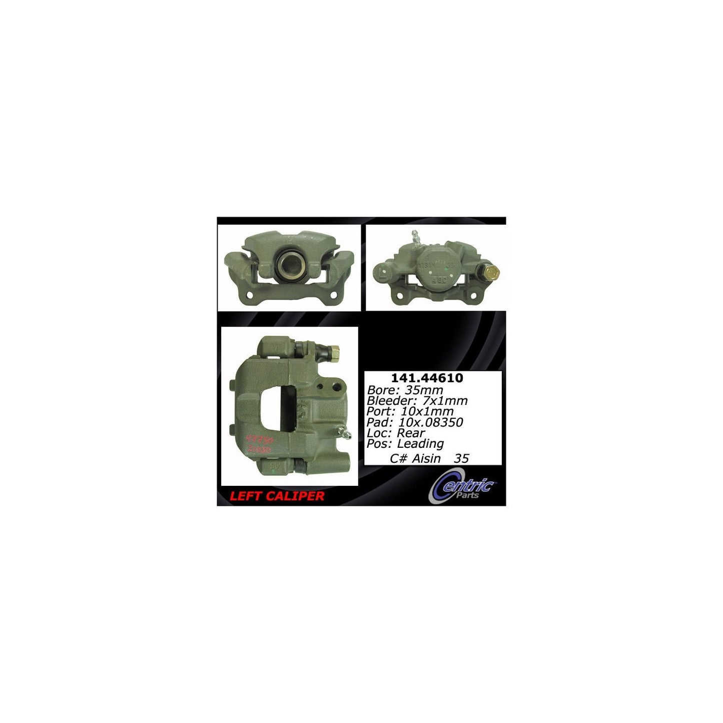Centric Parts Semi-Loaded Brake Caliper 141.44610
