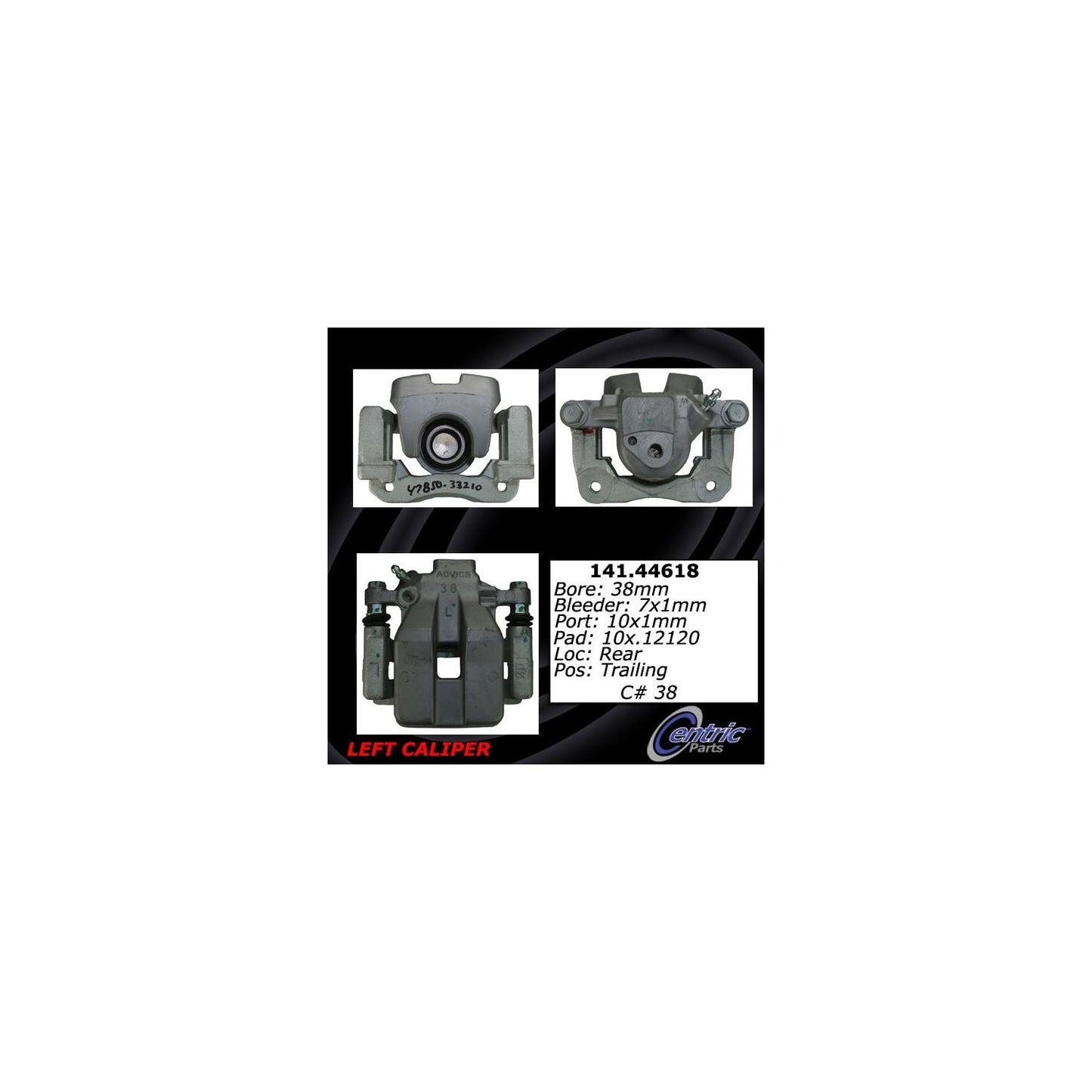 Stoptech Centric Semi-Loaded Caliper 141.44618