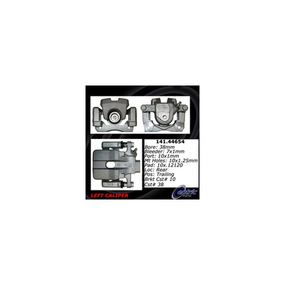 Centric Parts Disc Brake Caliper Semi-Loaded with Anti-Corrosion Finish for 2012 Lexus ES350 Toyota Avalon 2012 Camry 2017-2012 141.44654