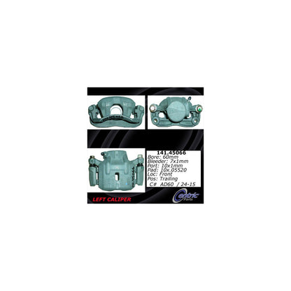Stoptech Centric 92-95 Mazda 929 Front Left Semi Loaded Brake Caliper 141.45066