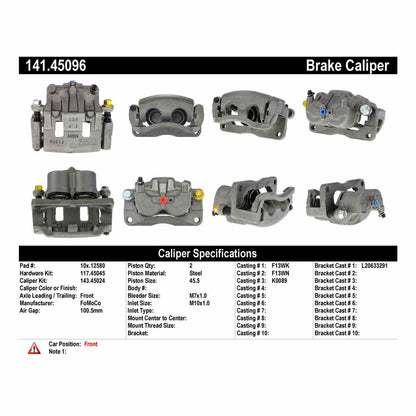 Centric Parts Disc Brake Caliper with anti-corrosion finish