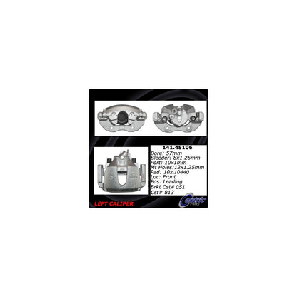 Centric Parts Disc Brake Caliper with anti-corrosion finish for reliable brake performance