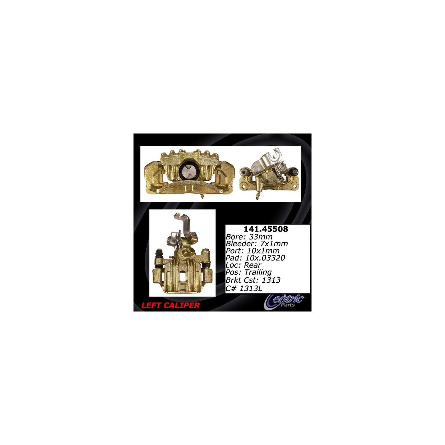 Stoptech Centric Semi-Loaded Caliper 141.45508