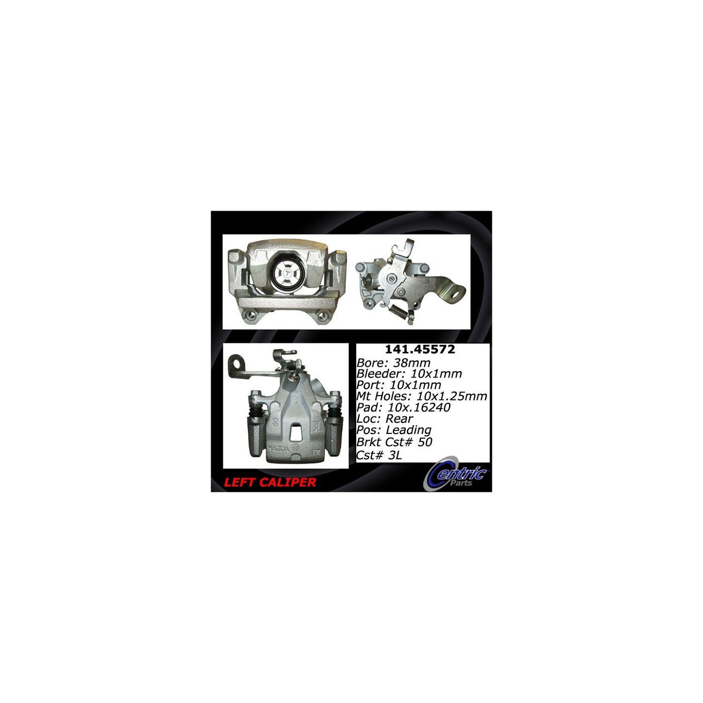 Centric Parts Semi-Loaded Brake Caliper 141.45572