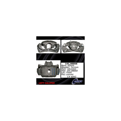 Stoptech Centric Semi-Loaded Brake Caliper - Front Left 141.46056