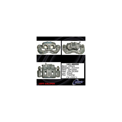 Centric Parts Semi-Loaded Brake Caliper 141.46058