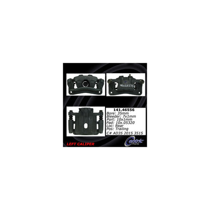 Centric Parts Disc Brake Caliper Semi-Loaded with Anti-Corrosion Finish for 2006-2012 Mitsubishi Eclipse, 2007-2009 Galant 141.46556