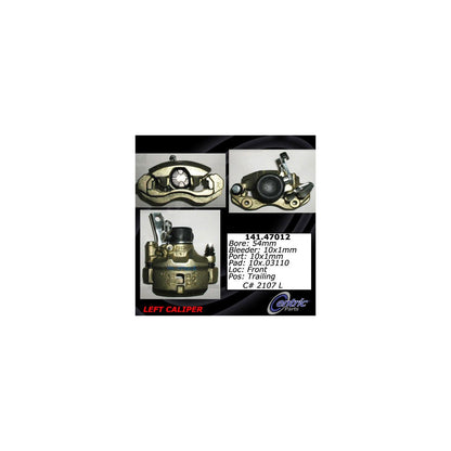 Centric Parts Semi-Loaded Brake Caliper 141.47012