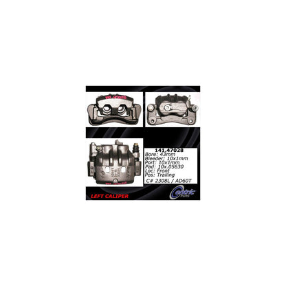 Stoptech Centric Semi-Loaded Brake Caliper - Front Left 141.47028