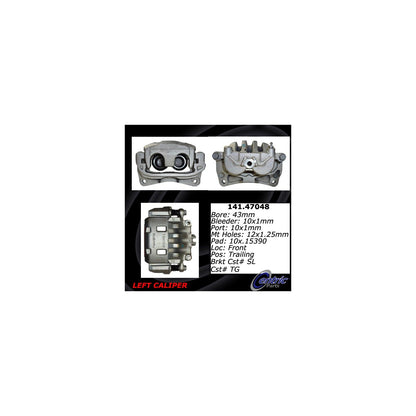 Centric Parts Disc Brake Caliper with anti-corrosion finish