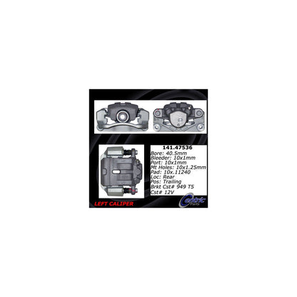 Centric Parts Disc Brake Caliper with anti-corrosion finish