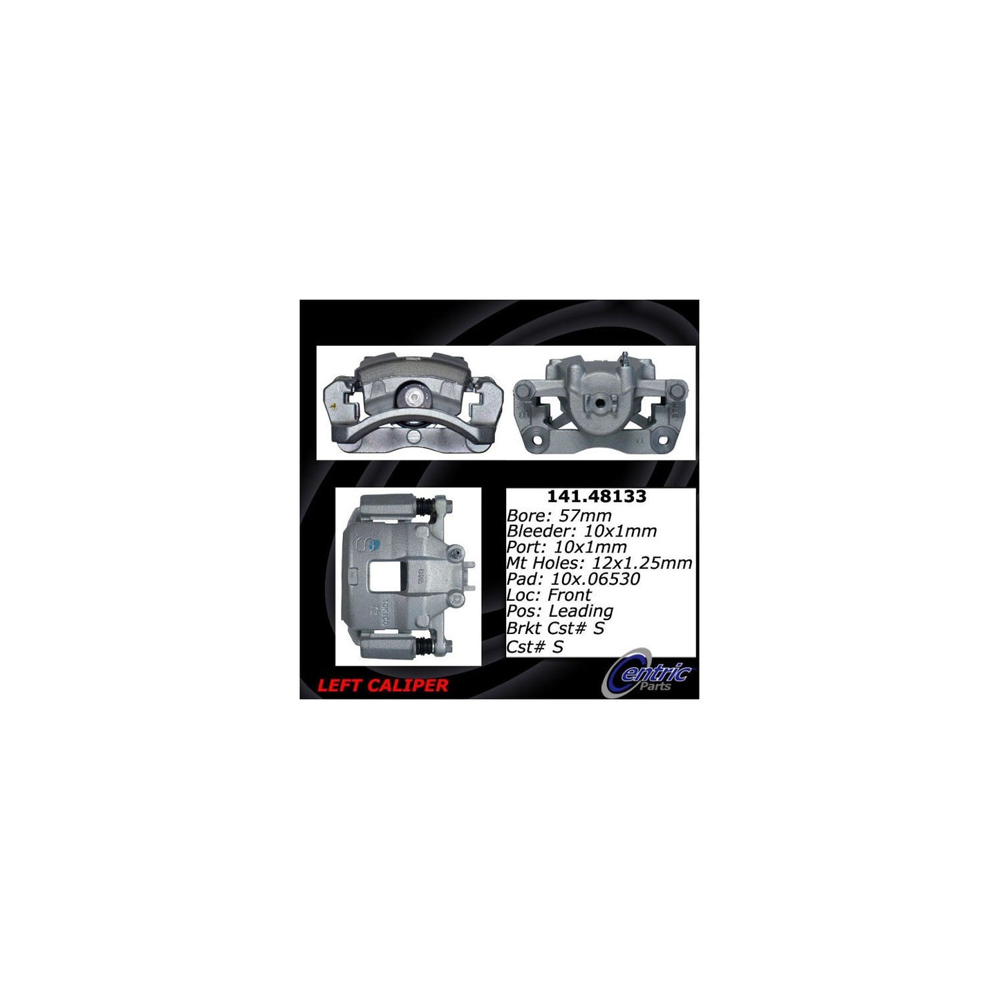 Stoptech Centric Semi-Loaded Caliper 141.48133