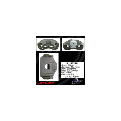 Centric Parts Disc Brake Caliper Semi-Loaded with Anti-Corrosion Finish 141.50220
