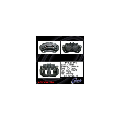 Centric Parts Disc Brake Caliper Semi-Loaded with anti-corrosion finish for 2007-2009 Hyundai Entourage, 2006-2014 Kia Sedona 141.51246