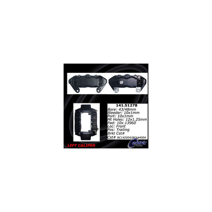 Centric Parts Semi-Loaded Brake Caliper 141.51278