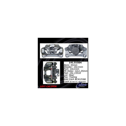 Centric Parts Disc Brake Caliper with anti-corrosion finish