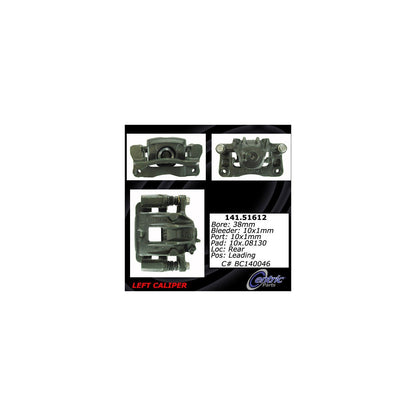 Stoptech Centric Semi-Loaded Brake Caliper - Rear Left 141.51612