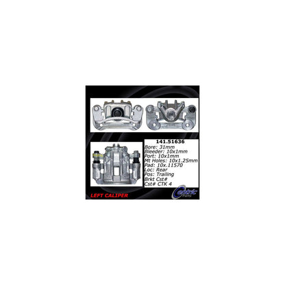 Centric Parts Semi-Loaded Brake Caliper 141.51636