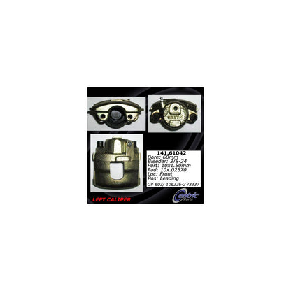 Centric Parts Semi-Loaded Brake Caliper with New Phenolic Pistons 141.61042