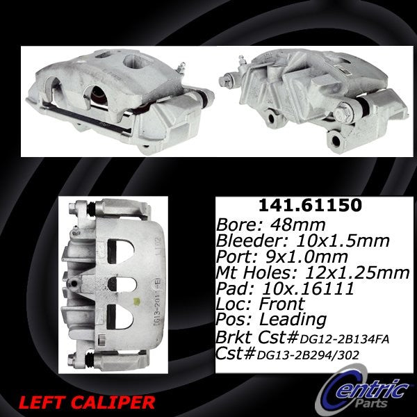 Centric Parts Disc Brake Caliper with anti-corrosion finish