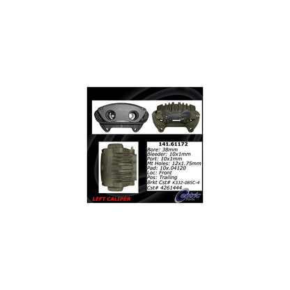 Stoptech Centric Semi-Loaded Caliper 141.61172