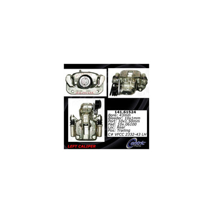 Centric Parts Disc Brake Caliper Semi-Loaded with anti-corrosion finish for 1993-2007 Ford Taurus Lincoln Continental Mercury Sable 141.61524