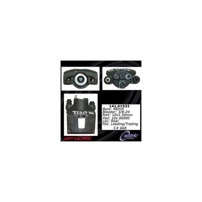 Centric Parts Semi-Loaded Brake Caliper with New Phenolic Pistons 141.61532
