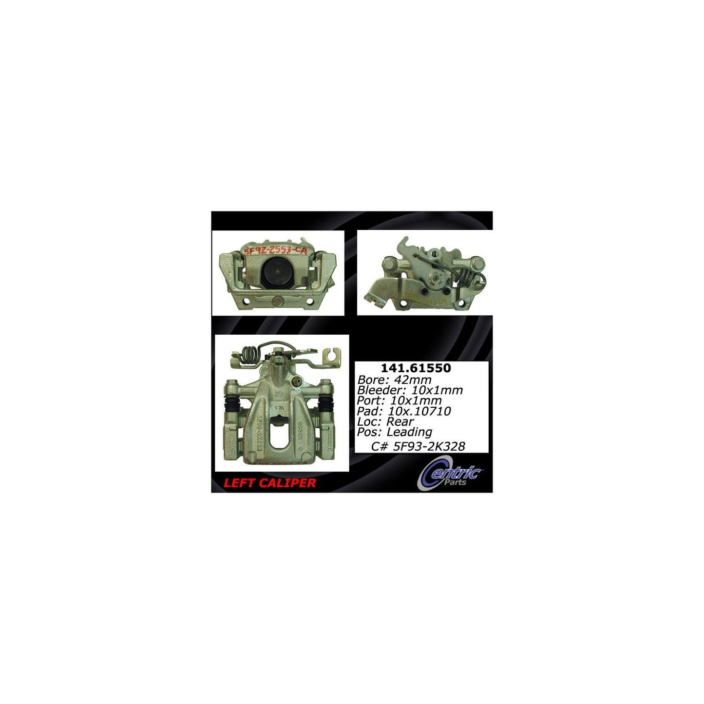 Centric Parts Semi-Loaded Brake Caliper 141.61550