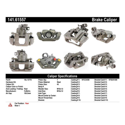 Centric Parts Semi-Loaded Brake Caliper 141.61557