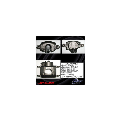Centric Parts Disc Brake Caliper Semi-Loaded with Anti-Corrosion Finish for 1977 Buick Century, Electra, Regal, Riviera, Skylark, Cadillac Commercial Chassis, DeVille, Fleetwood, Seville, Chevrolet Camaro, Caprice, El Camino, Impala 141.62032