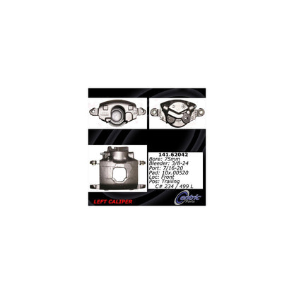 Centric Parts Semi-Loaded Brake Caliper 141.62042
