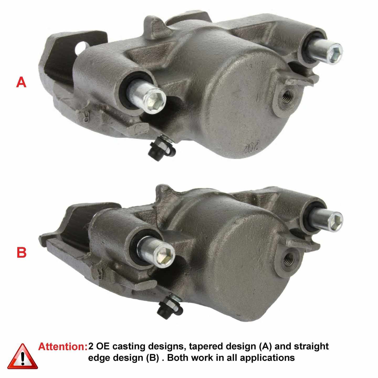 Centric Parts Disc Brake Caliper Semi-Loaded with Anti-Corrosion Finish for 1992-1993 Buick LeSabre 141.62103