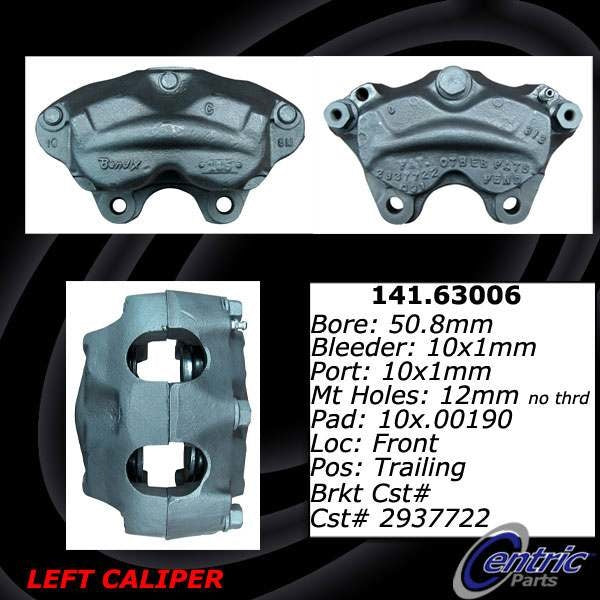 StopTech Semi-Loaded Brake Caliper 141.63005