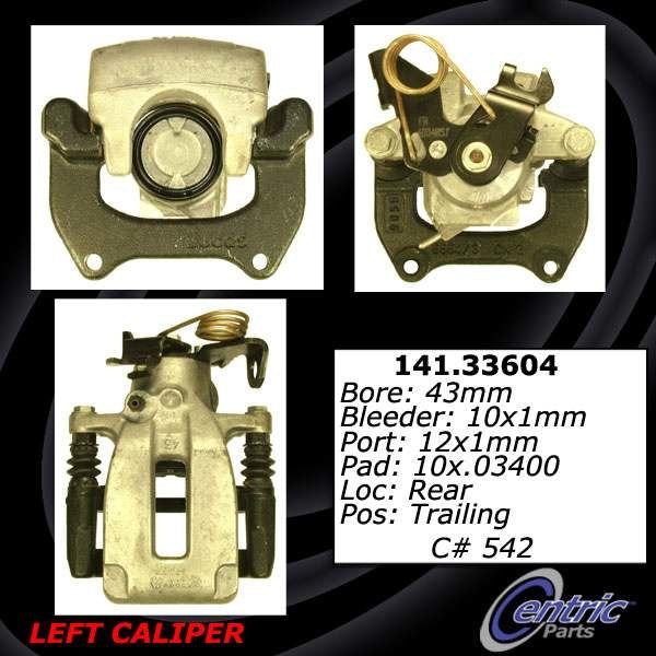 Centric Parts Disc Brake Caliper 142.33603
