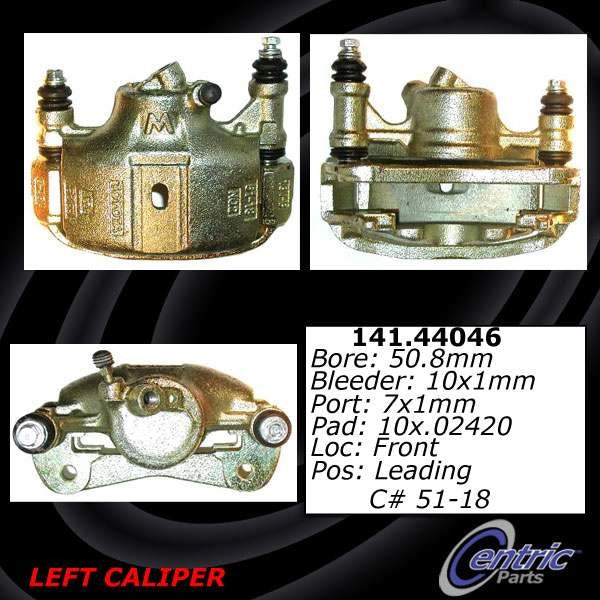 Centric Parts Disc Brake Caliper 142.44045