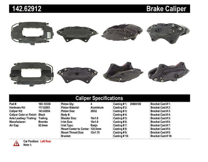 Centric Parts Disc Brake Caliper 142.62912