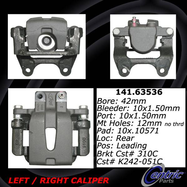 Centric Parts Disc Brake Caliper 142.63536