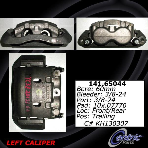 Centric Parts Disc Brake Caliper Posi Quiet Loaded for 142.65044