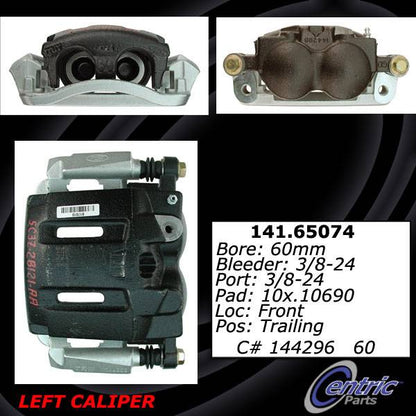 Centric Parts Disc Brake Caliper Posi Quiet Loaded for 2005-2013 Ford F-250 Super Duty 142.65074