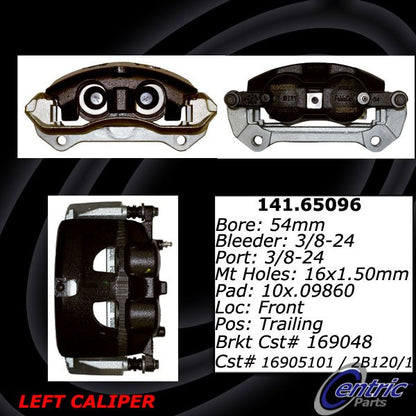 Centric Parts Disc Brake Caliper Posi Quiet Loaded for 2000-2020 Ford Expedition F-150 Lincoln Navigator 142.65096