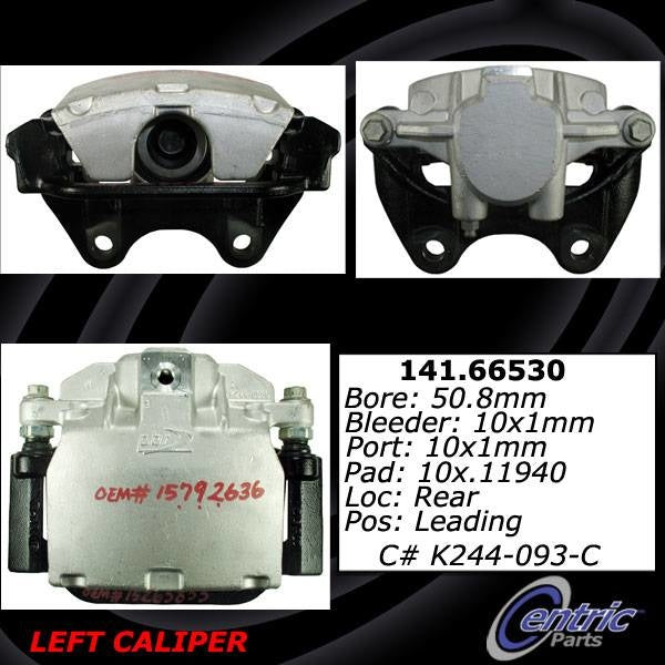 Centric Parts Disc Brake Caliper Posi Quiet Loaded for 2007-2020 Cadillac Escalade 142.66530